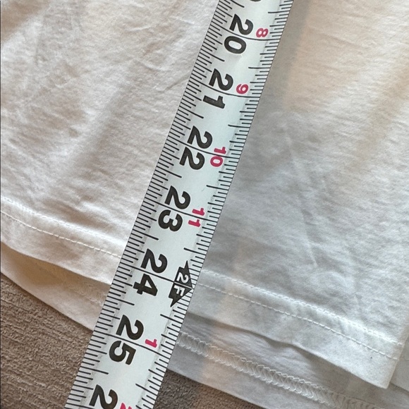 Isabel Marant Men's Zafferh Small Logo T-Shirt in White/Pink - Picture 11 of 13